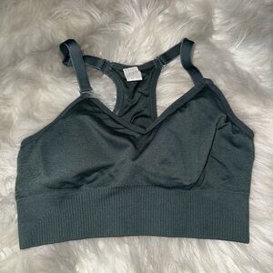 90 Degree By Reflex Green Sports Bra